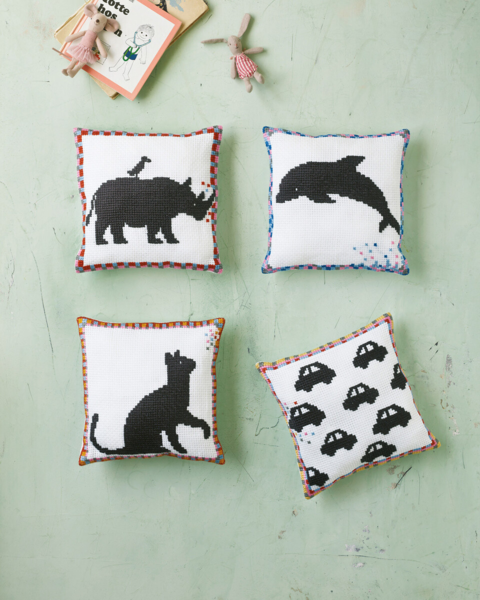 Kit de Broderie Chat 27 x 27 cm