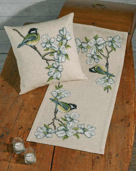 Kit de Broderie Mésange 40 x 40 cm