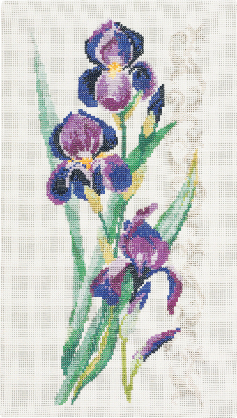 Kit de broderie Suspension de fleurs 34 x 60 cm