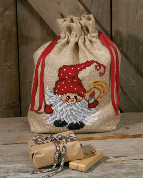 Kit de broderie Lutin avec lumière 39 x 55cm