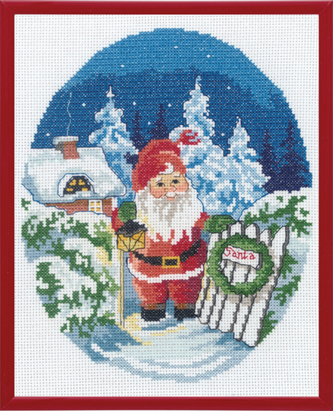 Kit de broderie Le lutin souhaite la bienvenue R5798