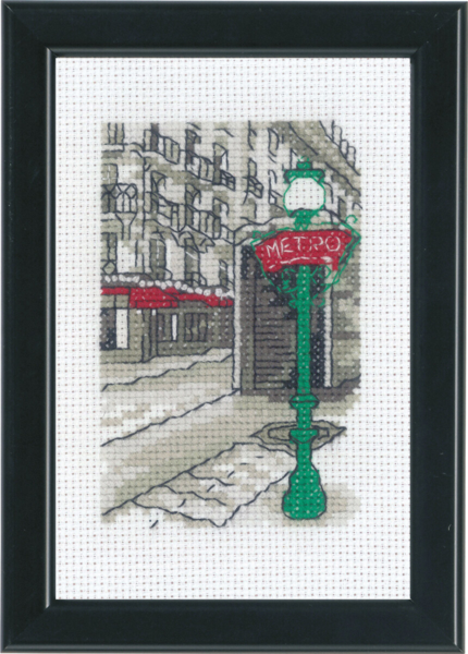 Kit de broderie Paris 10 x 15 cm