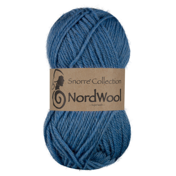 Viking Snorre NordWool 123 Bleu moyen