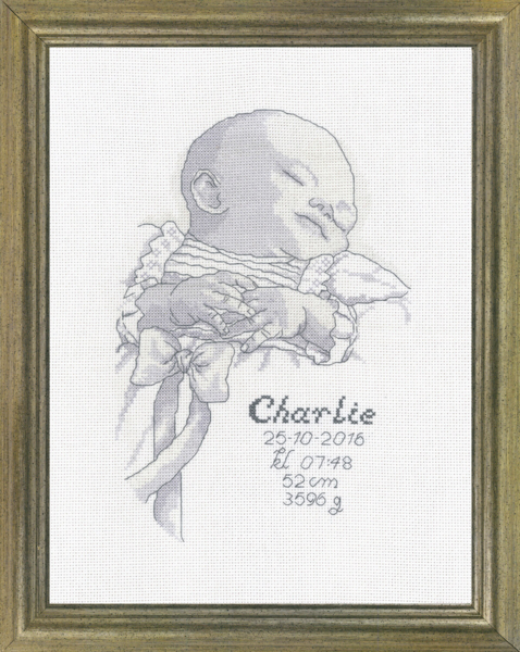 Kit de Broderie Souvenir de Baptême R5322 25 x 33 cm