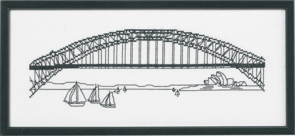 Kit de broderie Harbour Bridge 5496 36 x 15 cm