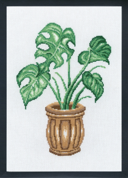 Kit de broderie Monstera R5601 20 x 29 cm