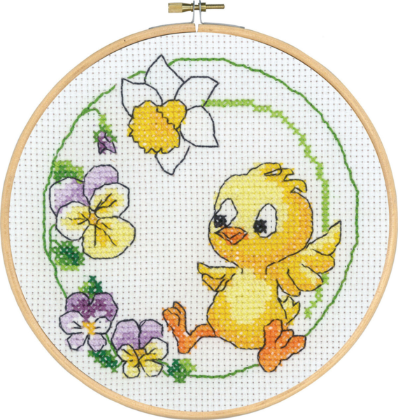 Kit de broderie Poulet assis m/5810/22 22 Ø