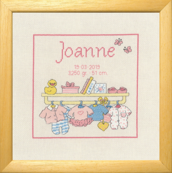 Kit de broderie Bobbi Joanne 22 x 22 cm