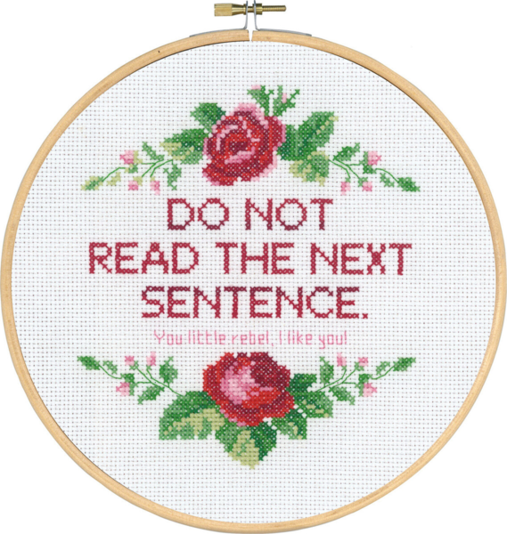 Kit de broderie Do not read M 5810/22 20 Ø