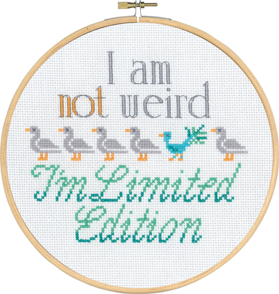 Kit de broderie I'm not weird M5810/22 20 cm Ø