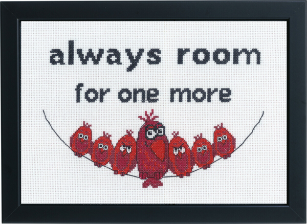 Kit de broderie Always room for one 29x20 cm
