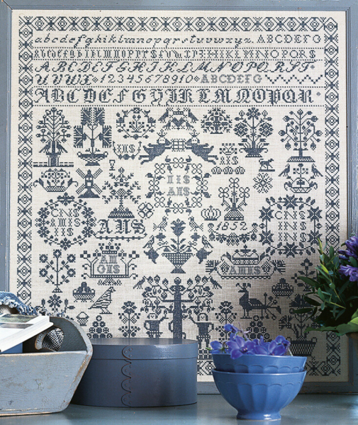 Kit de Broderie Serviette de Noms 55 x 58 cm