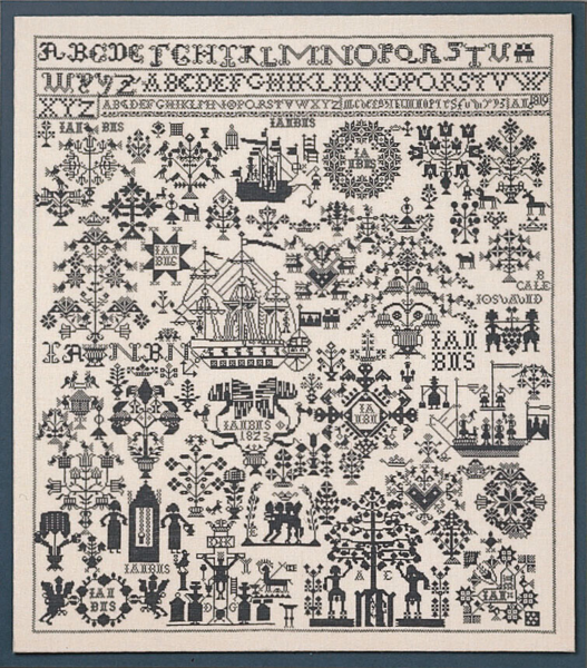 Kit de Broderie Marque-nom 65 x 72 cm