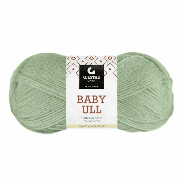 Gjestal Baby Ull 8520 Dus vert jade