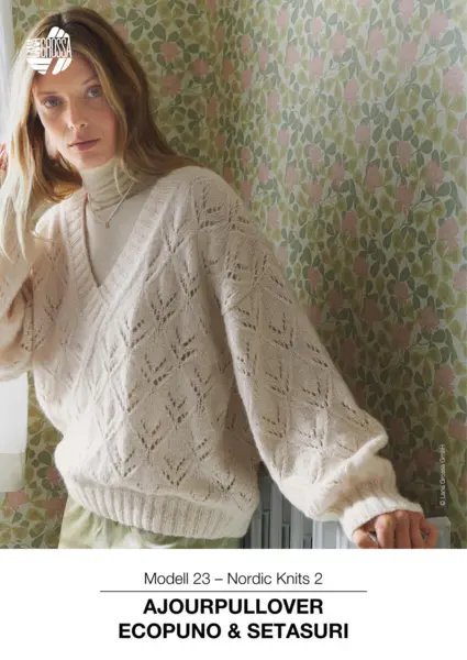9410315_M23 Modèle 23 – Nordic Knits 2 : Pull ajouré