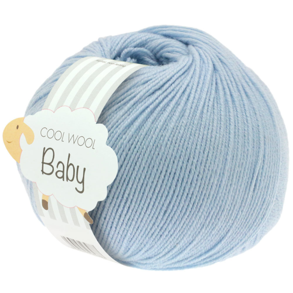 Lana Grossa Cool Wool Baby 208 Bleu clair