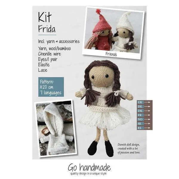 Go Handmade kit de tricot Frida
