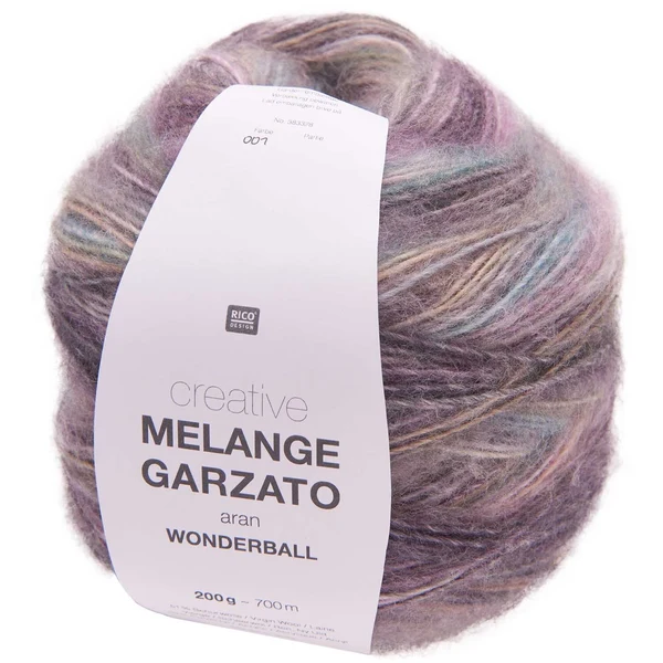 Rico Design Creative Melange Garzato 001 Lilas-turquoise