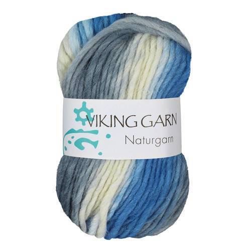 Viking Naturgarn 621 Multi gris/bleu