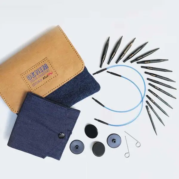 Kit D'aiguilles à Tricoter Circulaires Interchangeables - 48 Pièces, Tailles 3.0 à 6.0 Mm - Avec Câbles, Accessoires Et Sac De Rangement