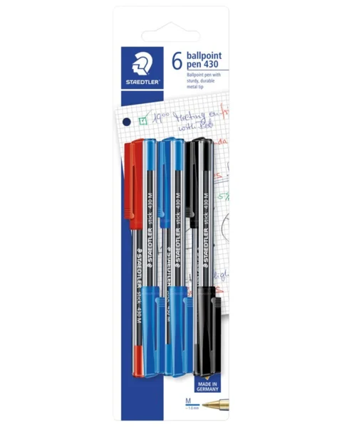 STAEDTLER 6 stylos à bille