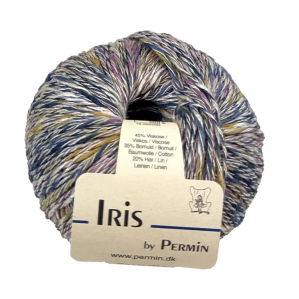 Permin Iris 22 Bleu/rose