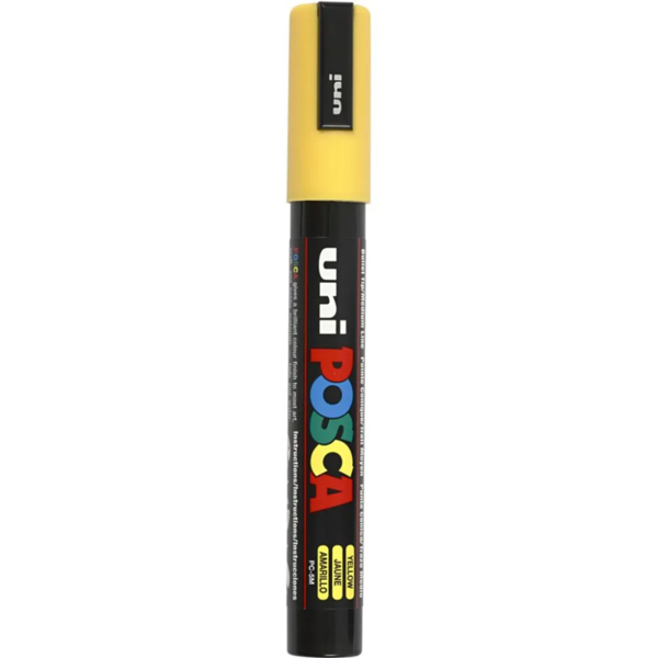 Posca Marqueur, 1.8-2.5 mm, 1 pce. Jaune