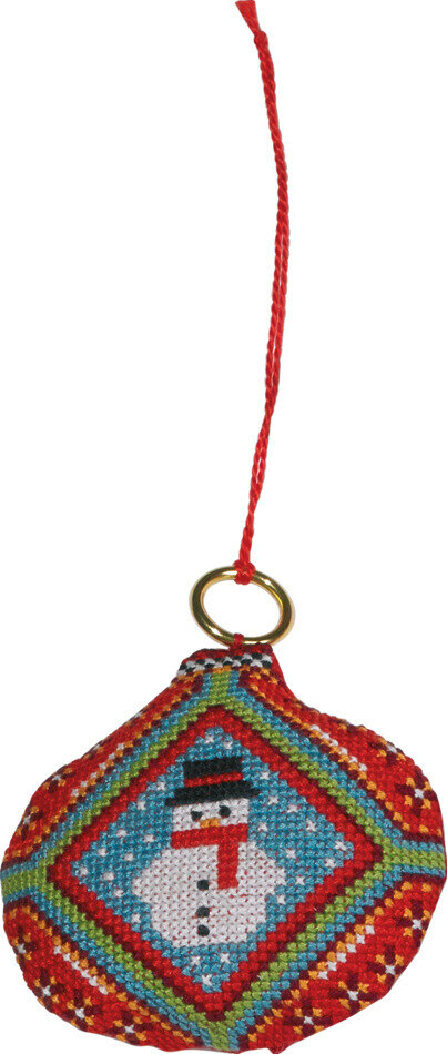 Kit de broderie Boule de Neige 8 x 8 cm