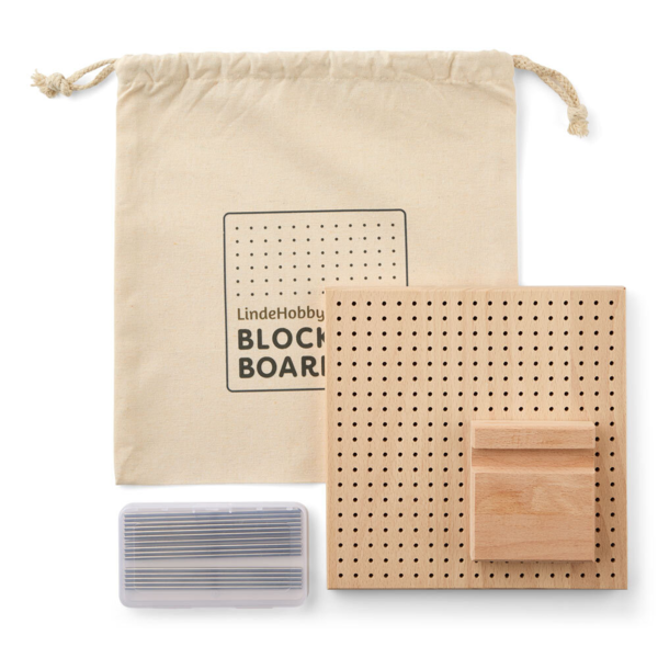 LindeHobby Planche de Blocage, Bois, 20x20 cm