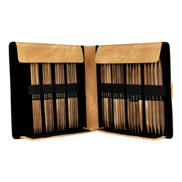 LYKKE Set d’Aiguilles Doubles Pointes Umber, Tan, 15 cm (4.00-9.00 mm)