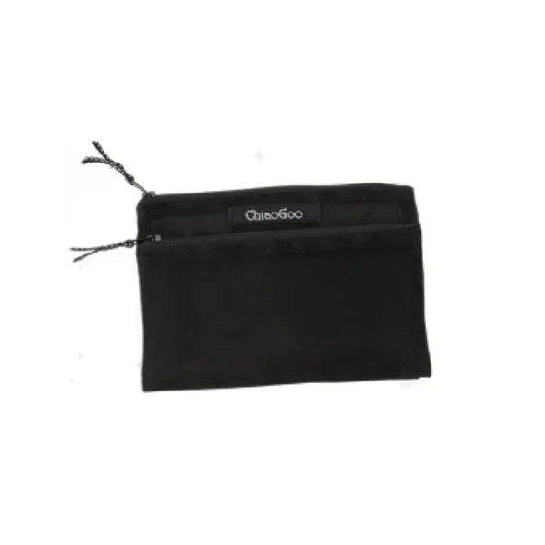 ChiaoGoo Pochette Accessoires, Maille Noire, 17x13 cm