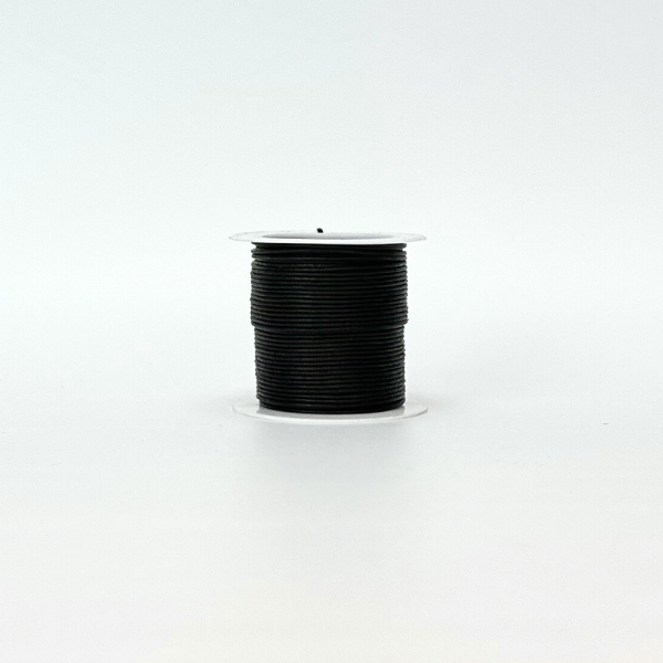 HobbyArts Cordon en cuir, 10 m, Noir 1.00 mm