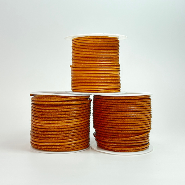 HobbyArts Cordon en cuir, 10 m, Naturel