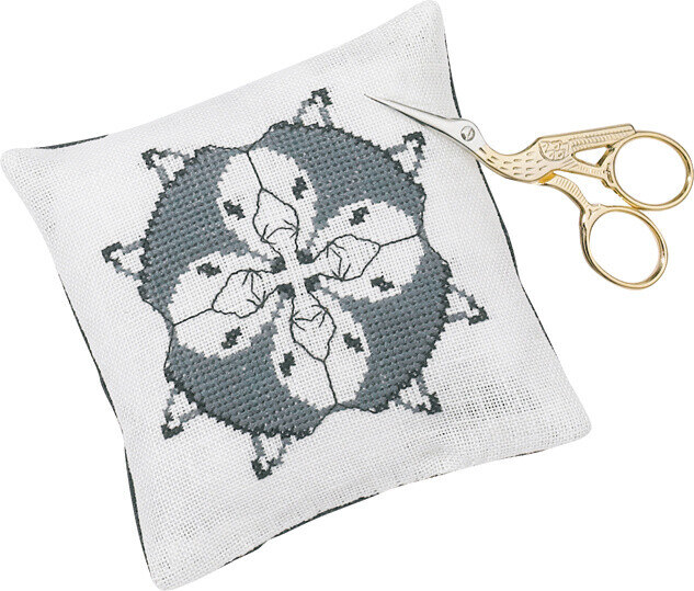 Kit de broderie Coussin à épingles, renard 11 x 11 cm