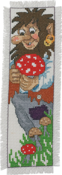 Kit de Broderie Père Troll Marque-page 7 x 22 cm