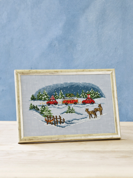Kit de broderie Maison pour Noël R5704 30 x 20 cm