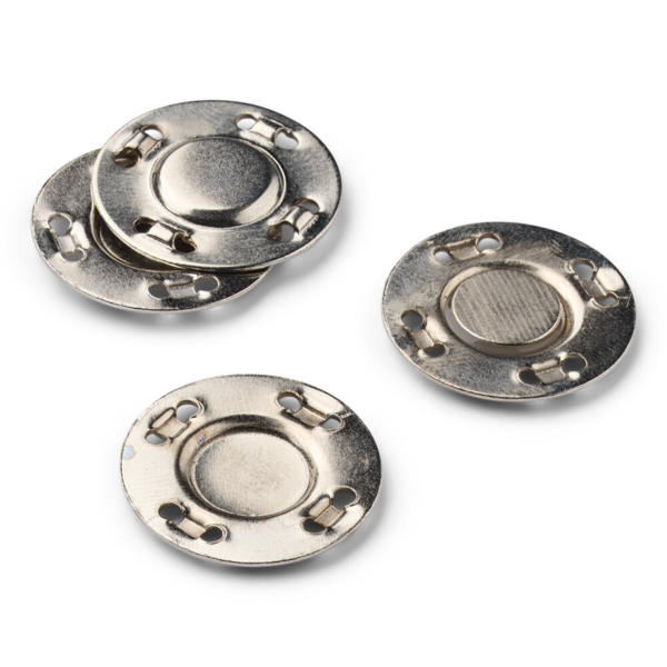 LindeHobby Boutons Magnétiques, Argent, 20 mm, 2 Jeux