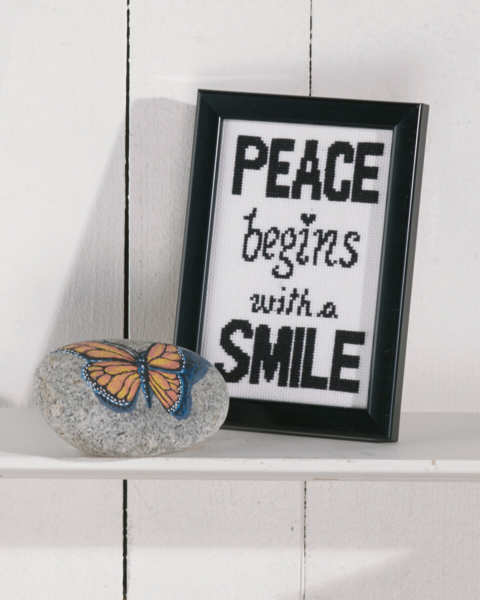 Kit de broderie Peace 9 x 14 cm