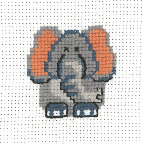Kit de Broderie MFK Éléphant 8 x 8 cm