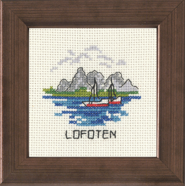 Kit de broderie Lofoten 10 x 10 cm R5370