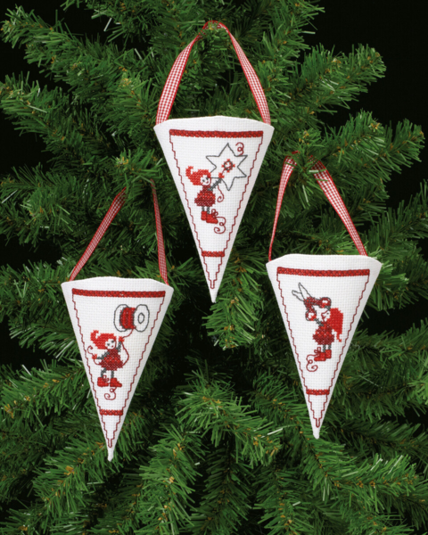 Kit de broderie Lutins actifs 10 x 13 cm