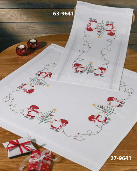 Kit de broderie Décoration de Noël 80 x 80 cm