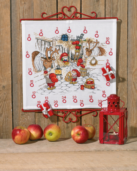 Kit de broderie Étable de Noël B5125/40 40 x 38 cm