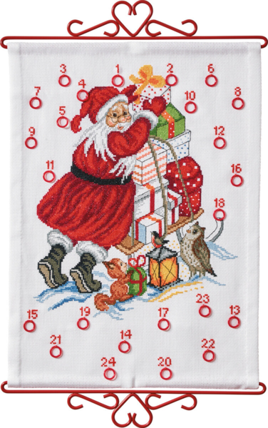Kit de broderie Père Noël & cadeaux B5125/32 32 x 44 cm