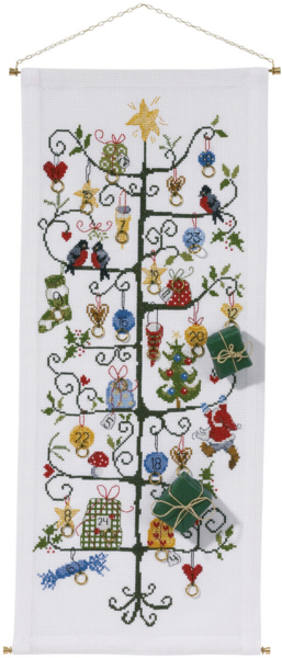 Kit de broderie Sapin de Noël 30 x 71 cm R5205/30