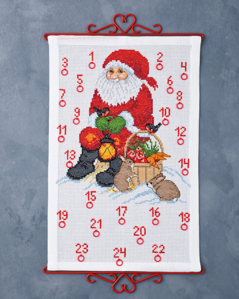 Kit de broderie Père Noël & lapins B 5125/35