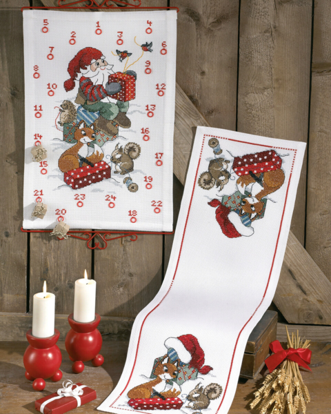 Kit de broderie Lutin et écureuil 5125/38 38 x 58 cm