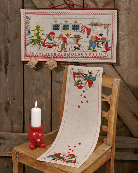 Kit de broderie Le lutin dans la cuisine B5135/55 55 x 30 cm