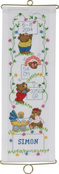 Kit de broderie Simon incl/ 5188/14 14 x 40 cm