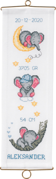 Kit de Broderie Baptême Aleksander m/5188/14 14 x 44